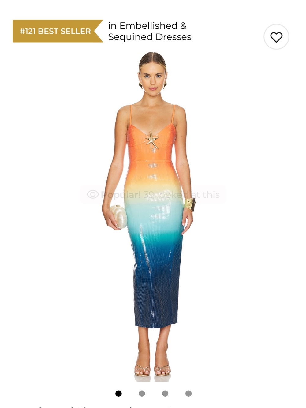 Benito Midi Dress in Ombré
